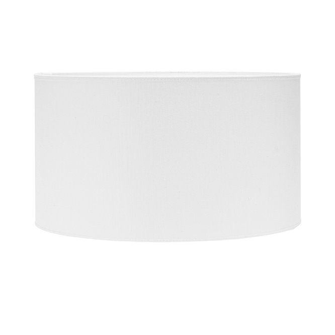 Duży abażur do lampy biały cylindryczny Sara 55cm
